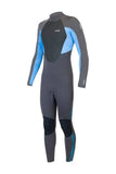 Alder Stealth Junior 5/4/3mm Back Zip Wetsuit / JET