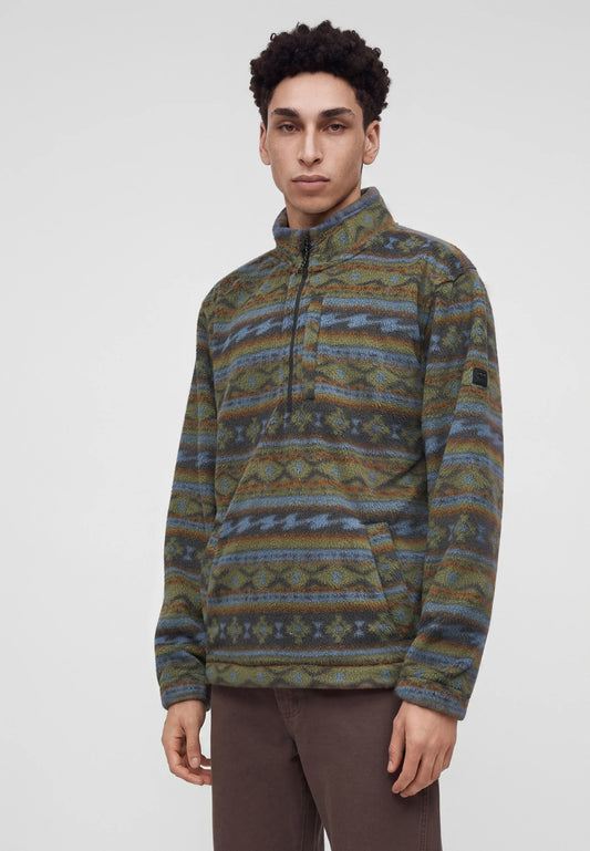 Billabong Mens Boundary Mock Fleece