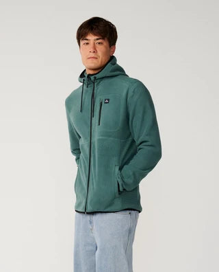 Rip Curl Mens Departed Polar Fleece Zip Thru