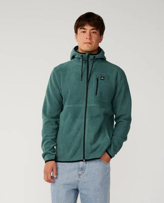 Rip Curl Mens Departed Polar Fleece Zip Thru