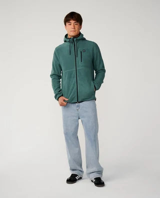 Rip Curl Mens Departed Polar Fleece Zip Thru