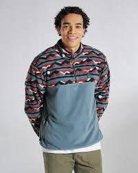 Passenger Mens Set Off Recycled Polar 1/4 Zip Fleece 2.0