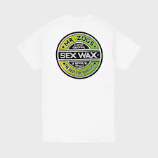 Sex Wax Mens Original Adult T-Shirt - White