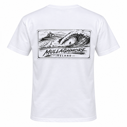 Surfworld Adult Mullaghmore Ireland T-Shirt - White