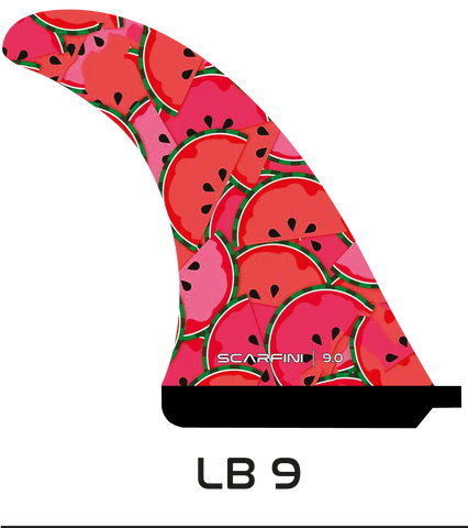 Scarfini 9" Eco Single Fin - Watermelon