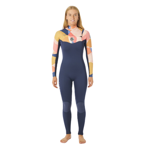 Women Dawn Patrol 4/3 Chest Zip Wetsuit