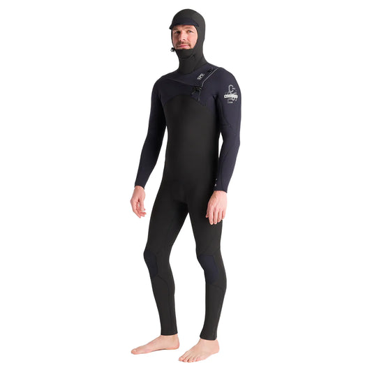 C-Skins Mens Nuwave Session 5/4/3mm Chest Entry Hooded Wetsuit
