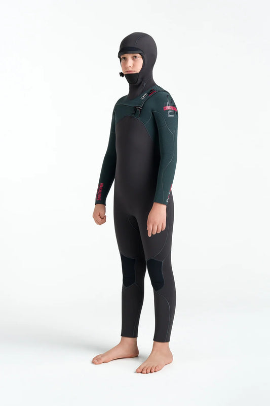 C-Skins Nuwave Session 5/4mm Junior Chest Zip Hooded Steamer