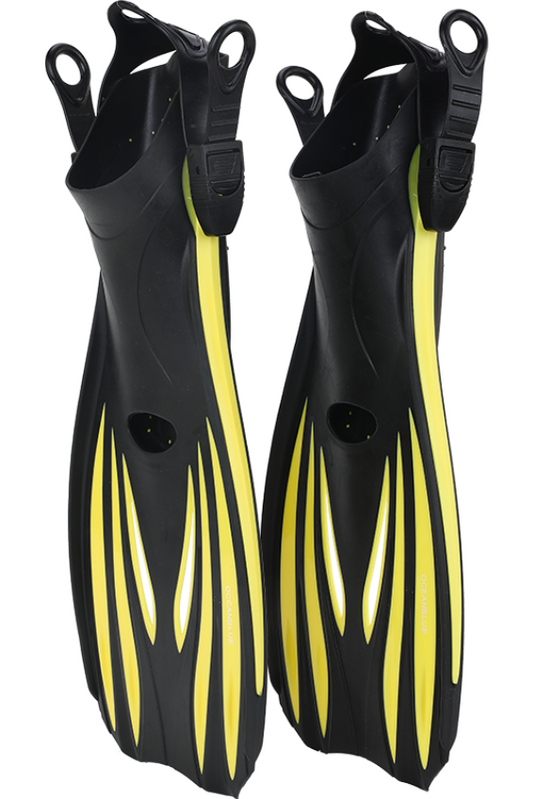 Alder Ocean Blue Avance Pro Snorkelling Long Fins