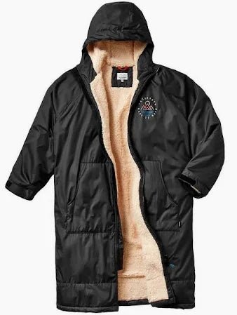 Men's Passenger Escapism Sherpa Lined Changing Robe - Black