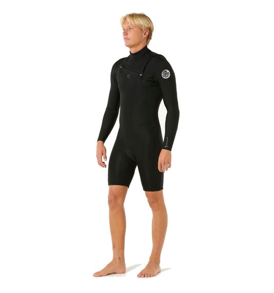 Rip Curl Mens Dawn Patrol 2mm Long Sleeve Shorty