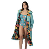 Saltrock Adults Four Season Holidaze Changing Robe in Blue