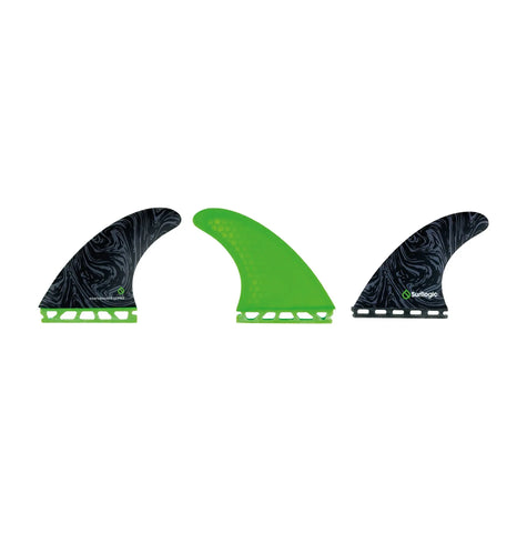Surflogic Thruster fin set Performance Series M - Green