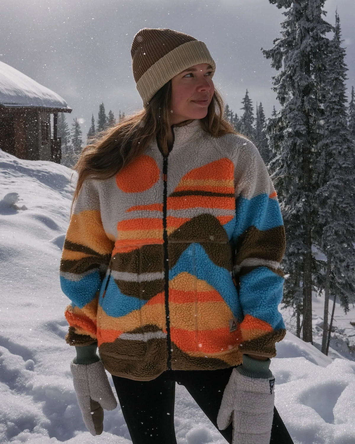 Passenger Womens Fairbanks Full Zip Recycled Sherpa Fleece