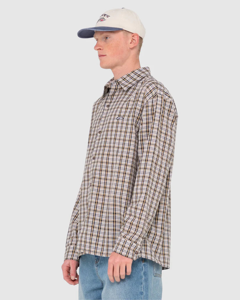 Rusty Mens Datsun Check Shirt