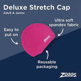 ZOGGS DELUXE STRETCH SWIM CAP - UNISEX