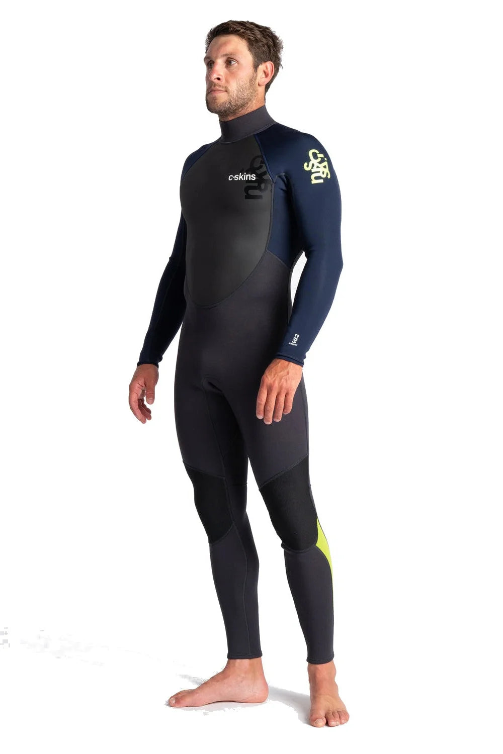 C-Skins Mens Element 3/2mm Back Zip Wetsuit