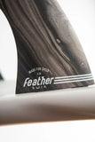 Feather Fins PERFORMANCE TWIN FIN - BLACK
