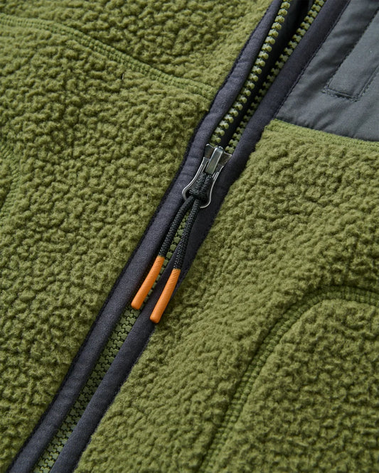 Passenger Mens Offgrid Full Zip Hooded Sherpa Fleece