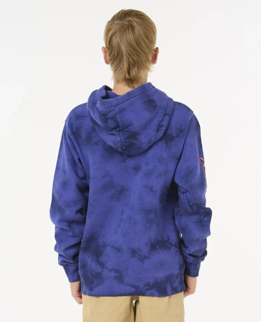 Rip Curl Kids Raw Energy Tie Dye Hood Wild Berry