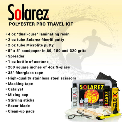 Solarez Ding Repair Pro Travel Kit