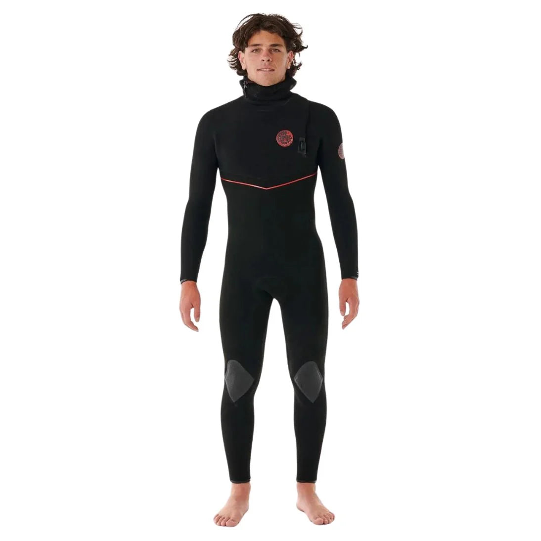 Rip Curl Mens F-Bomb Fusion 5/4mm Chest Entry Hooded Wetsuit