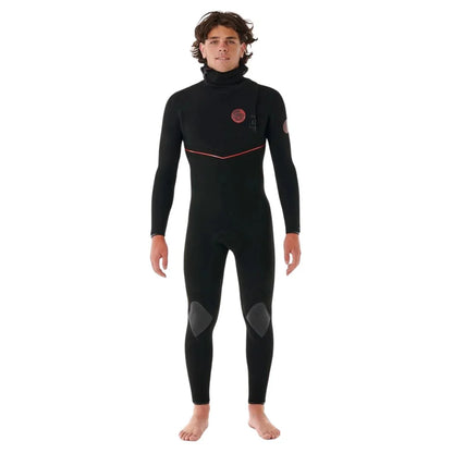 Rip Curl Mens F-Bomb Fusion 5/4mm Chest Entry Hooded Wetsuit