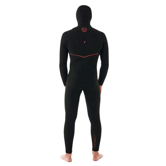 Rip Curl Mens F-Bomb Fusion 5/4mm Chest Entry Hooded Wetsuit