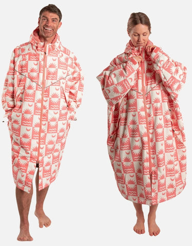 Saltrock Red Adults Four Season Changing Robe