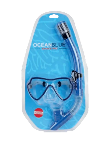 Alder Ocean Blue Avance Pro Single Lens Mask & Snorkel