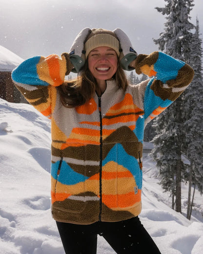 Passenger Womens Fairbanks Full Zip Recycled Sherpa Fleece