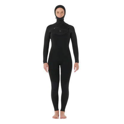 Rip Curl Womens Dawn Patrol 5/4mm Chest Entry Hooded Wetsuit