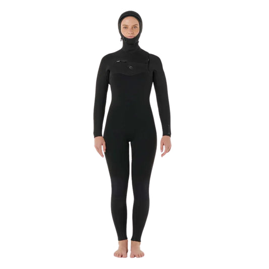 Rip Curl Womens Dawn Patrol 5/4mm Chest Entry Hooded Wetsuit