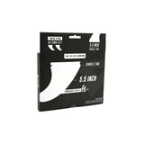 VICTORY  Twin Fins Set Fiberglass Single Tab/ Futures Compatible - Yellow