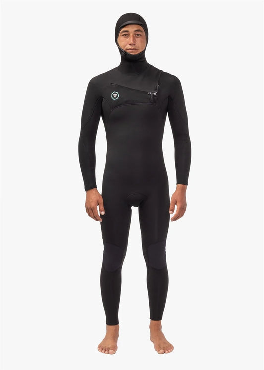 Vissla Mens 7 Seas 4/3mm Chest Entry Hooded Wetsuit