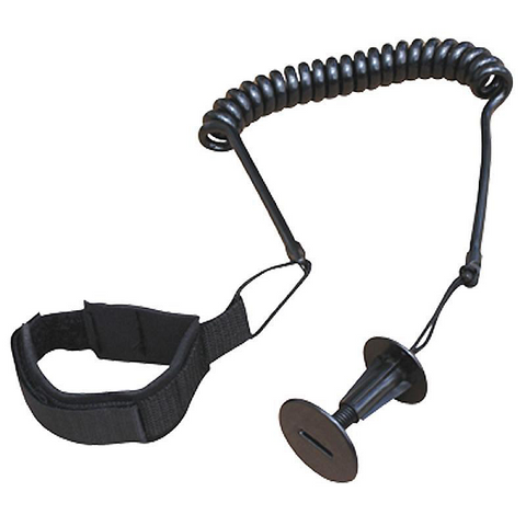 Vision basic coiled bodyboard leash