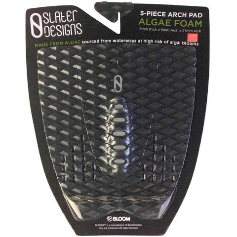 Slater Designs 5 Piece Arch Traction Tail Pad - Black/Grey