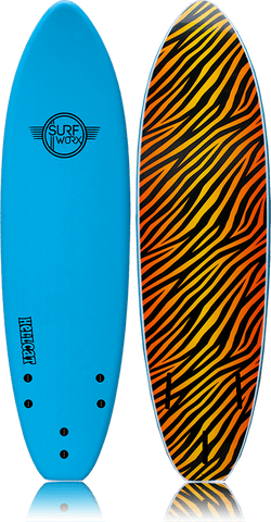 SURFWORX HELLCAT MINI MAL 6'6FT- BLUE