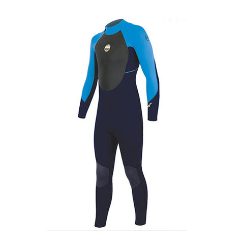 Alder Stealth Junior 5/4/3mm Back Zip Wetsuit 2021 (WW18JSTF) -  BLUE