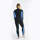 C-Skins Surflite Ladies 4/3mm Wetsuit - BLACK/BLUE