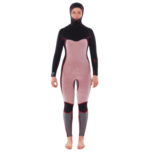 Rip Curl Womens Dawn Patrol 5/4mm Chest Entry Hooded Wetsuit