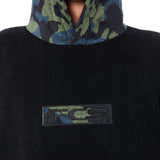 FCS - Towel Poncho Black/Army camo