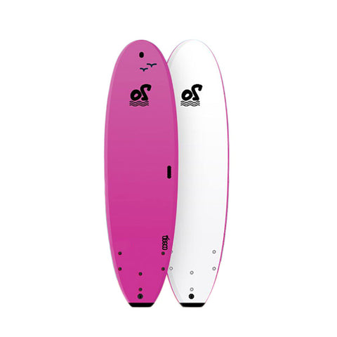 Back to School Soft Top Surfboard 8ft-Pink