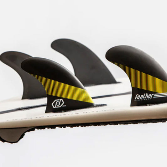 Feather Fins Quad Rears Future Tab Black - Medium
