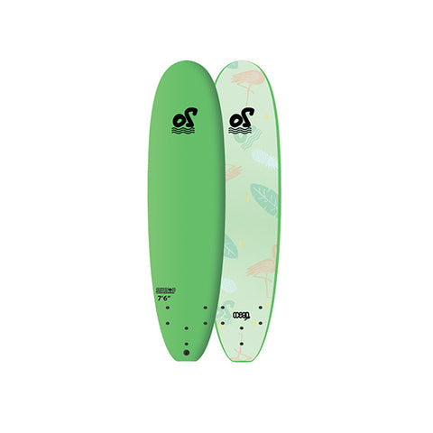 Back to School 6ft Soft Top Surfboard - Green