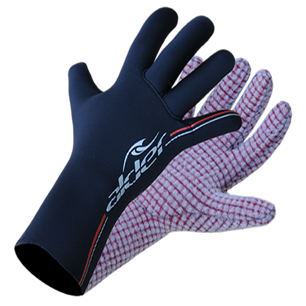 Alder Spirit 4mm Fast Dry Lined Adult Wetsuit Gloves 2016 (WAG21) - Black